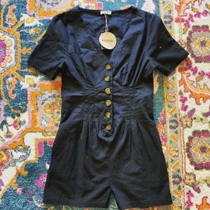 Essue BNWT Black Summer Romper